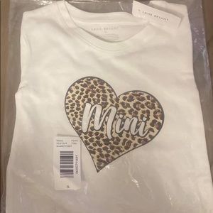 Girl’s Toddler 3T Mini Me Cheetah Heart Shirt Top by Lane Bryant NWT